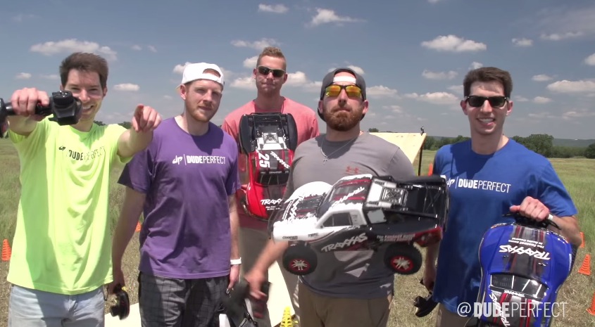 dude perfect rc car edition