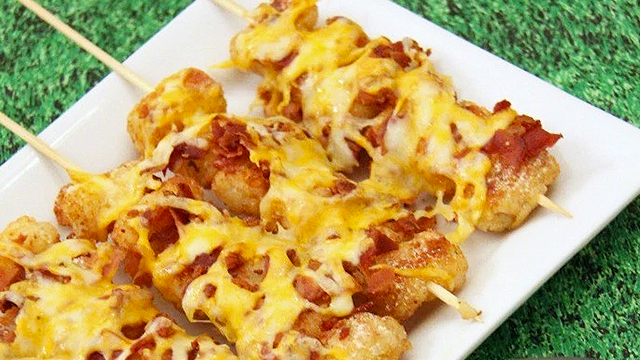 Loaded Tater Tot Skewers Rtm Rightthisminute