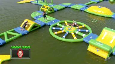 nerf blasters floating island