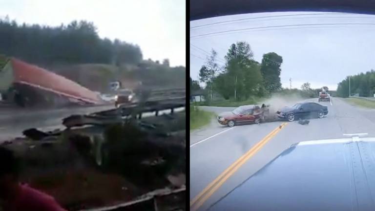 car falls off bridge 2021