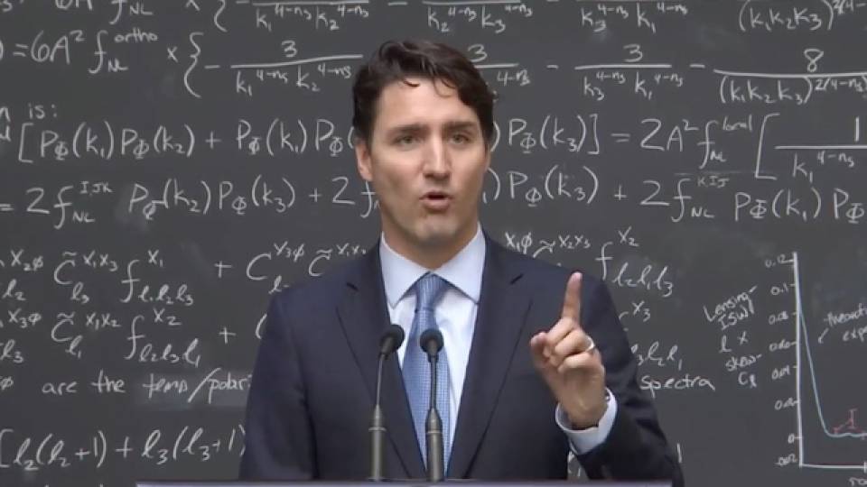 Prime Minister Justin Trudeau Schools Reporters On Quantum Computing