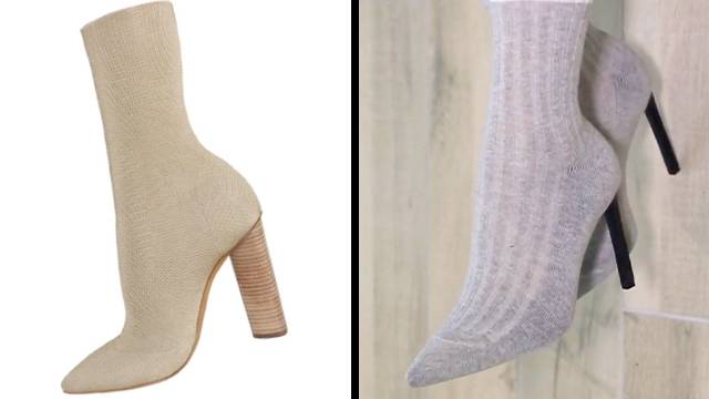 yeezy sock heels