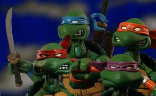 lego ninja turtles stop motion