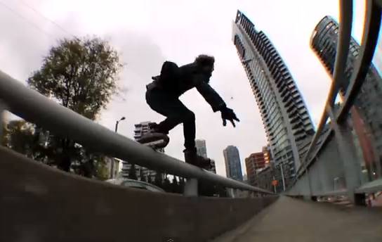 Roller Blader Earns Street Cred With Parkour-Like Skills | RTM