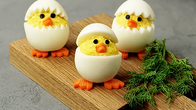 How To Make Cute Chick Deviled Eggs | RTM - RightThisMinute