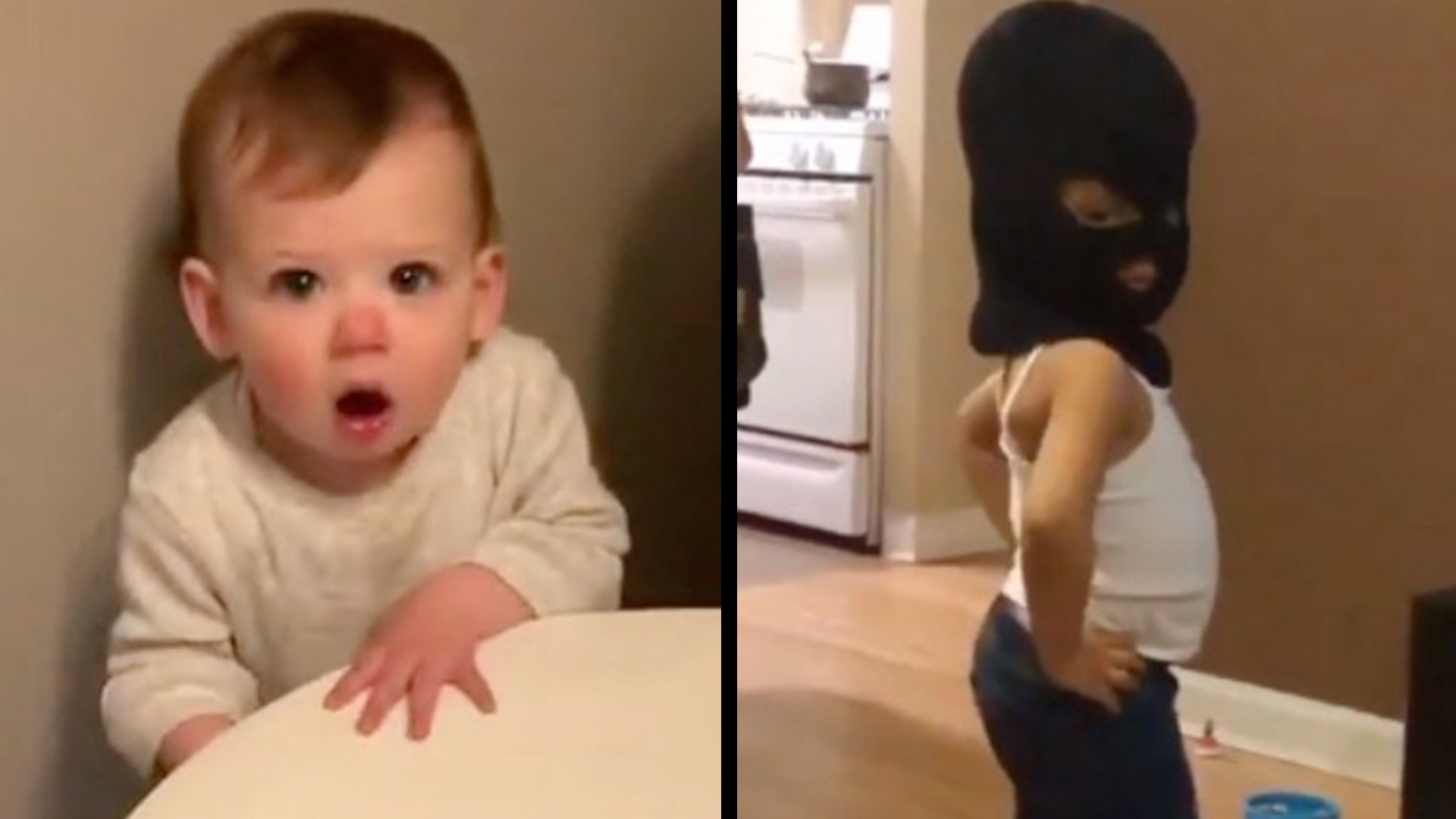 Guilty Toddler Caught In The Act & Adorable Little Gangster RTM