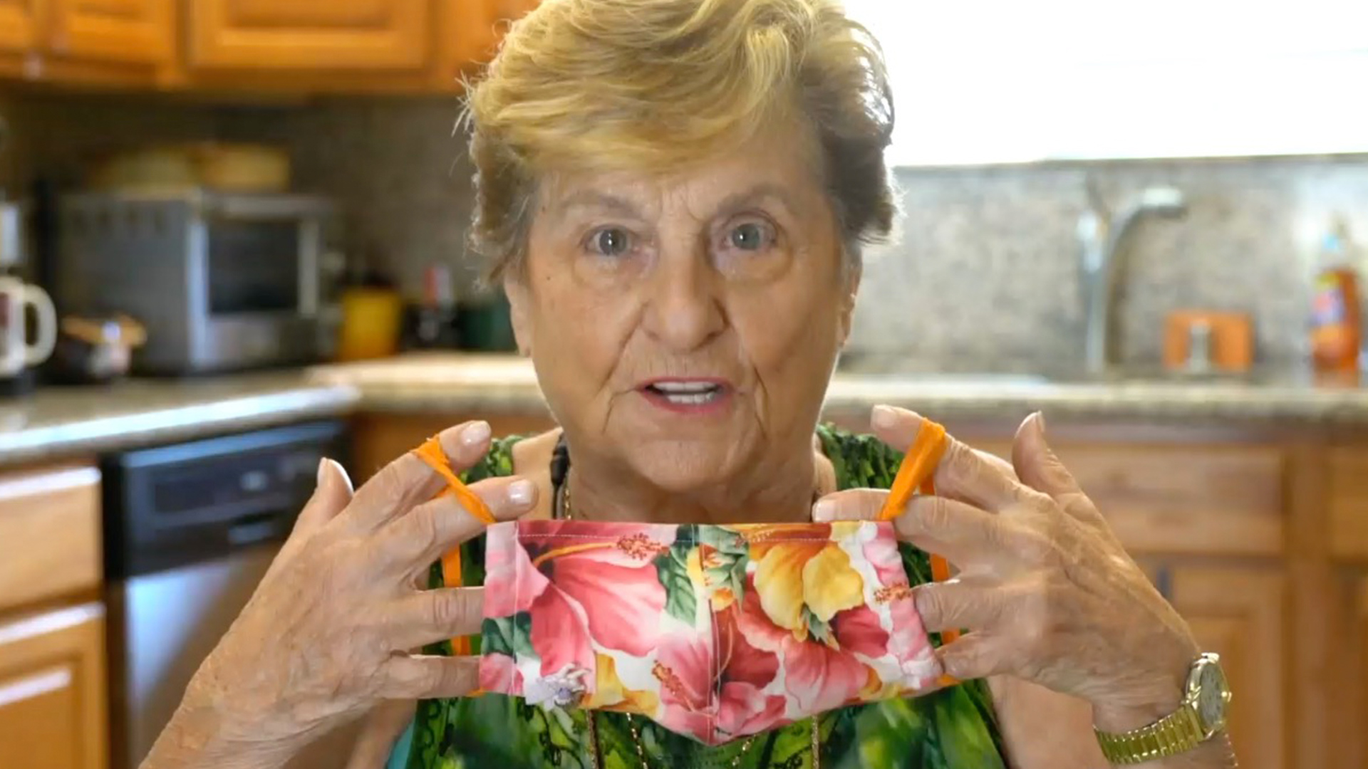 Funny Grandma Has Some Advice About Face Masks Rtm Rightthisminute