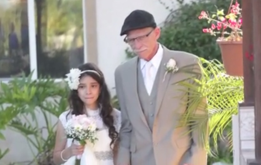 Terminally Ill Father Walks 11 Year Old Daughter Down The Aisle Rtm