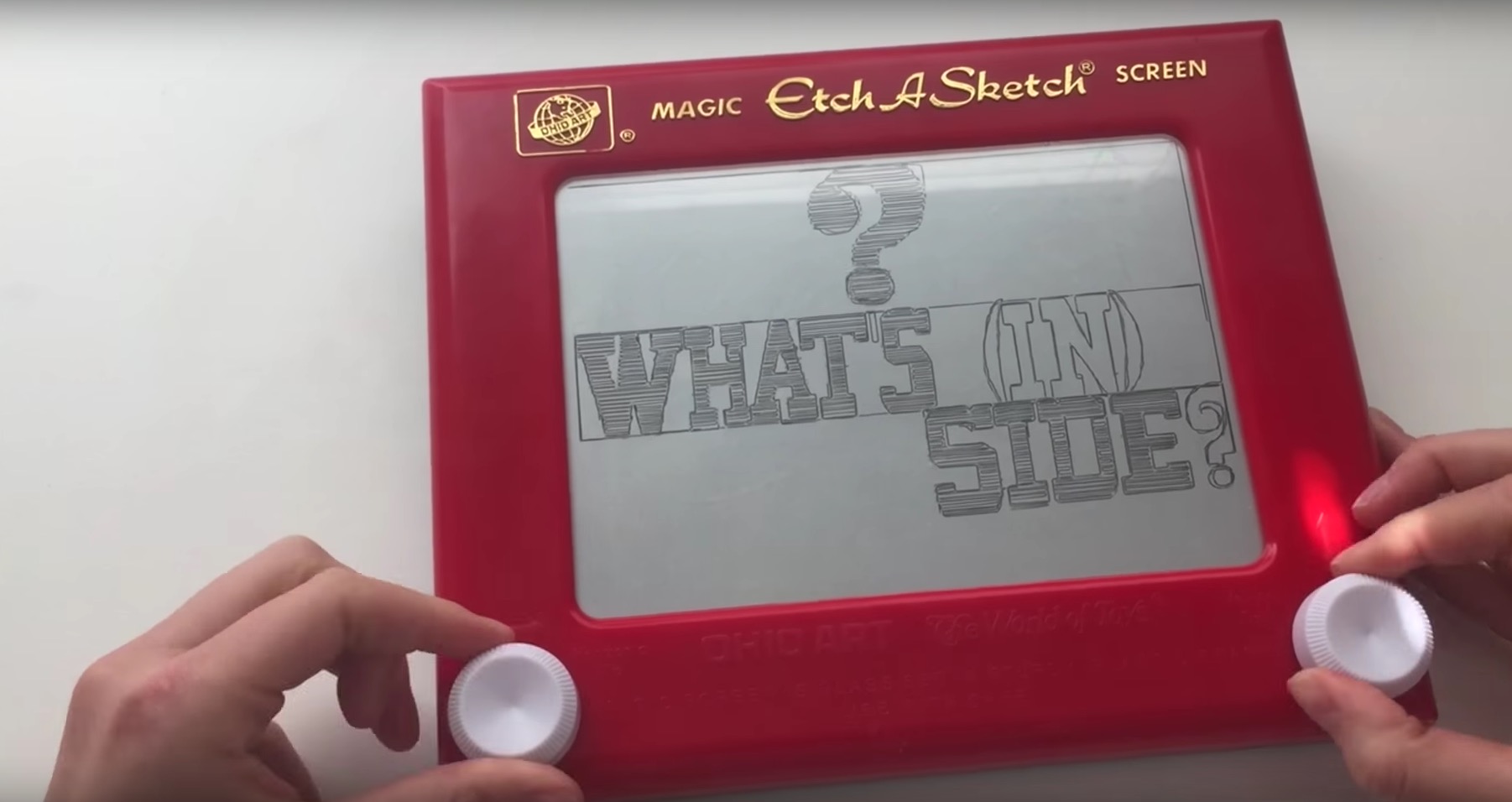 Discover The Inside Of An Etch A Sketch Rtm Rightthisminute