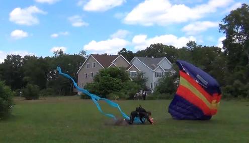 Parachute Fail Results in Broken Leg after Hot Landing | RTM ...