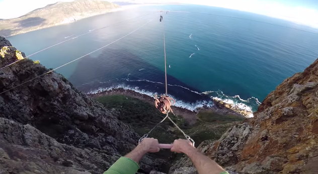 Rope Swing Base Jump With A Gorgeous View Rtm