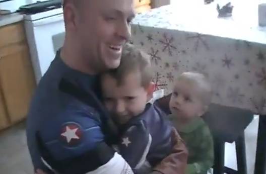 Original Video Military Dad Surprises Son On His Birthday Rtm Rightthisminute