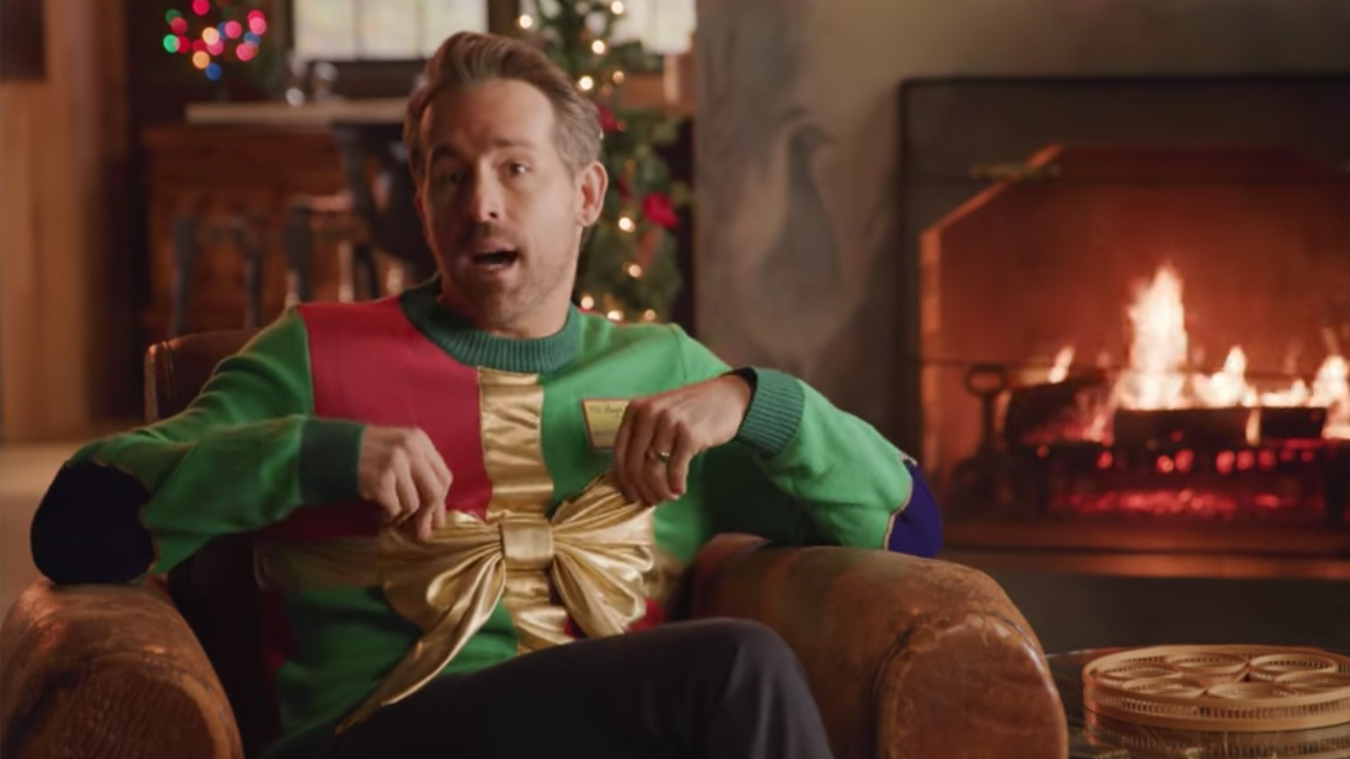 Ryan Reynolds And His Ugly Christmas Sweater Raise Money For Children's