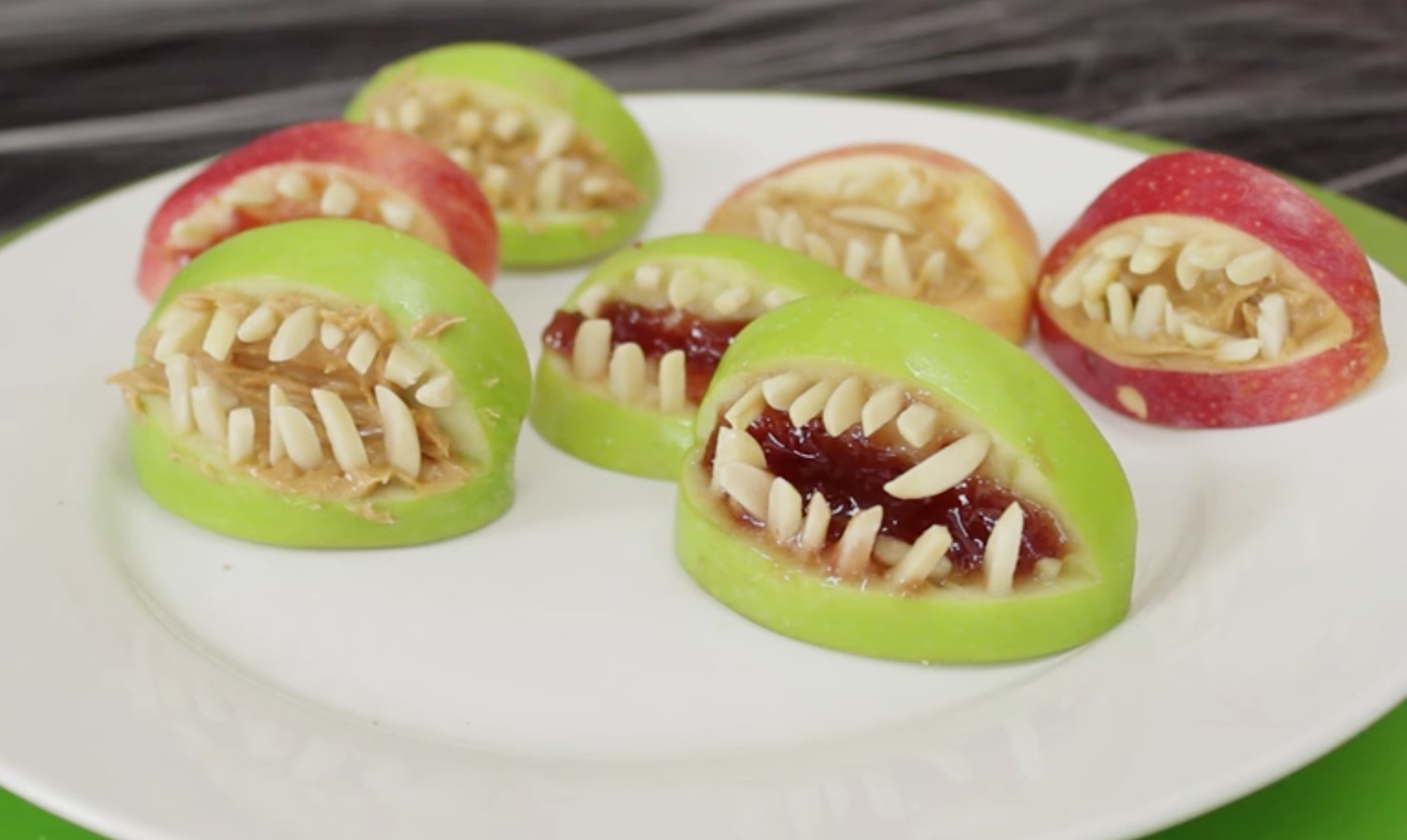 DIY: How to Make Apple Monster Mouth Snacks | RTM - RightThisMinute