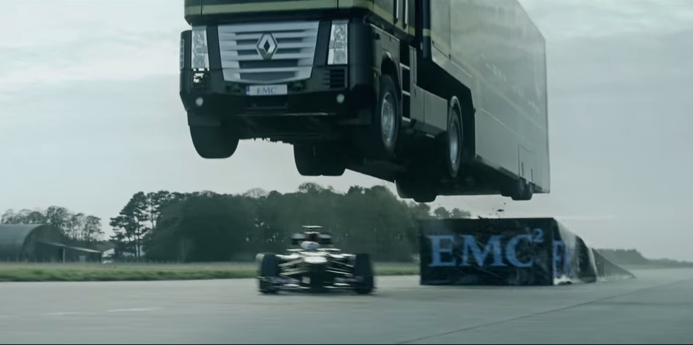 New World Record SemiTruck Jumps Lotus F1 Car RTM RightThisMinute